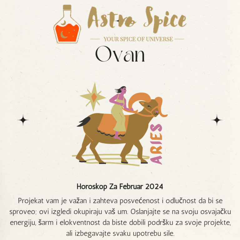 Ovan Horoskop za Februar 2024. Astro Spice